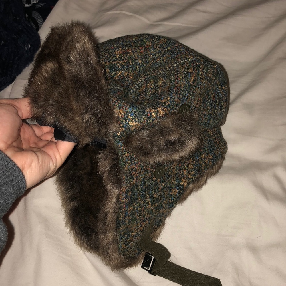 faux fur girls hat